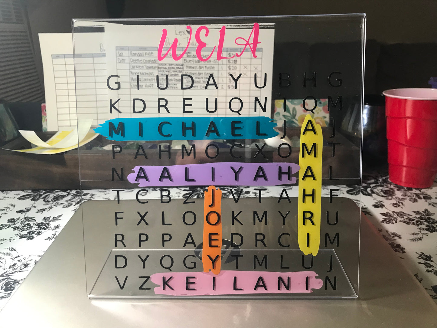 Puzzle and Word Search Plaques